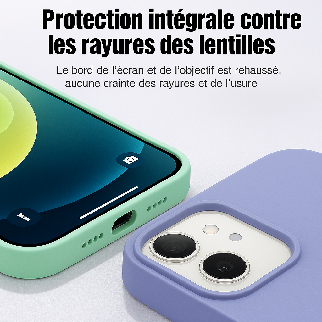 Coque silicone iPhone 15 Plus