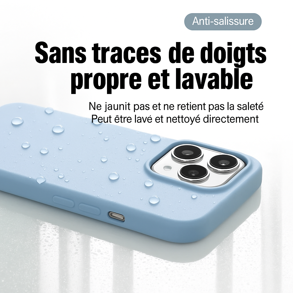 Coque silicone iPhone 15 Plus